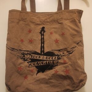 Rock & Roll Cowgirl Tote Bag